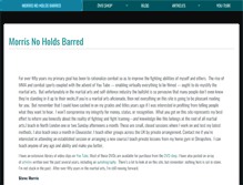 Tablet Screenshot of morrisnoholdsbarred.com